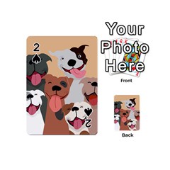 Dogs Pet Background Pack Terrier Playing Cards 54 Designs (mini) by Ravend