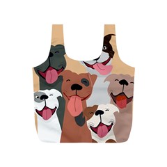 Dogs Pet Background Pack Terrier Full Print Recycle Bag (s) by Ravend