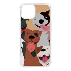 Dogs Pet Background Pack Terrier Iphone 14 Tpu Uv Print Case by Ravend