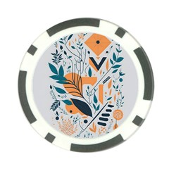 Flower Design Nature Poker Chip Card Guard by Ravend