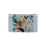 Flower Design Nature Cosmetic Bag (Small) Back