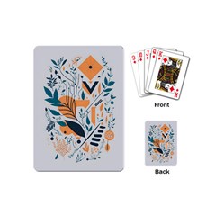 Flower Design Nature Playing Cards Single Design (mini) by Ravend