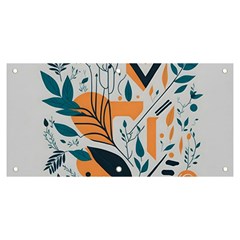 Flower Design Nature Banner And Sign 6  X 3  by Ravend