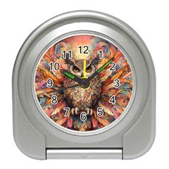 Drawing Olw Bird Travel Alarm Clock by Ravend