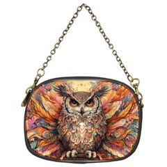 Drawing Olw Bird Chain Purse (two Sides) by Ravend