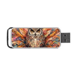 Drawing Olw Bird Portable Usb Flash (one Side) by Ravend