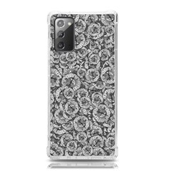 Vintage Clock Motif Pattern Samsung Galaxy Note 20 Tpu Uv Case by dflcprintsclothing