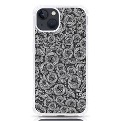 Vintage Clock Motif Pattern Iphone 13 Tpu Uv Print Case by dflcprintsclothing