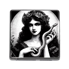 Girl With Snake Memory Card Reader (square 5 Slot) by Malvagia