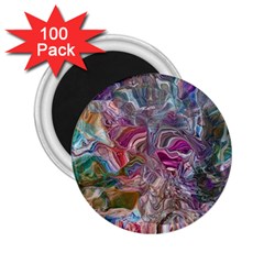 Abstract Waves Iv 2 25  Magnets (100 Pack)  by kaleidomarblingart