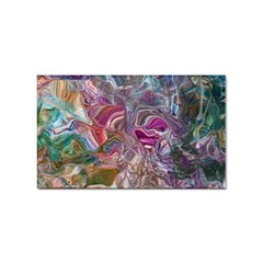 Abstract Waves Iv Sticker Rectangular (100 Pack) by kaleidomarblingart