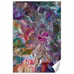 Abstract Waves Iv Canvas 24  X 36  by kaleidomarblingart