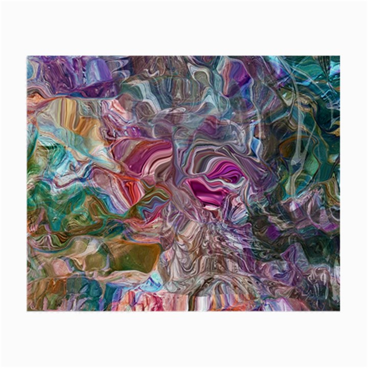 Abstract waves IV Small Glasses Cloth (2 Sides)