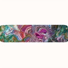 Abstract Waves Iv Large Bar Mat by kaleidomarblingart