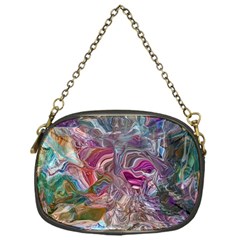 Abstract Waves Iv Chain Purse (one Side) by kaleidomarblingart