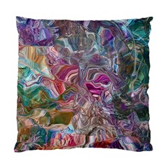 Abstract Waves Iv Standard Cushion Case (two Sides) by kaleidomarblingart