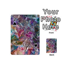 Abstract Waves Iv Playing Cards 54 Designs (mini) by kaleidomarblingart