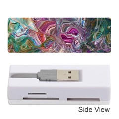 Abstract Waves Iv Memory Card Reader (stick) by kaleidomarblingart