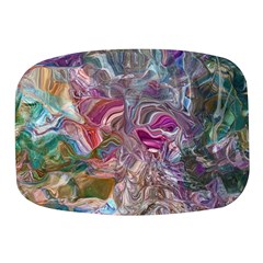 Abstract Waves Iv Mini Square Pill Box by kaleidomarblingart