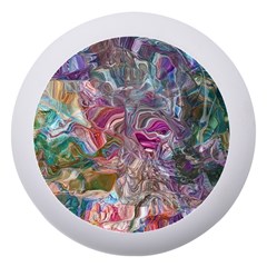 Abstract Waves Iv Dento Box With Mirror by kaleidomarblingart