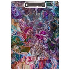 Abstract Waves Iv A4 Acrylic Clipboard by kaleidomarblingart