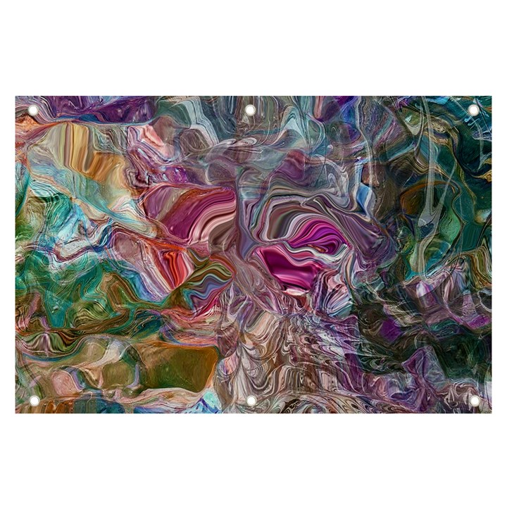 Abstract waves IV Banner and Sign 6  x 4 