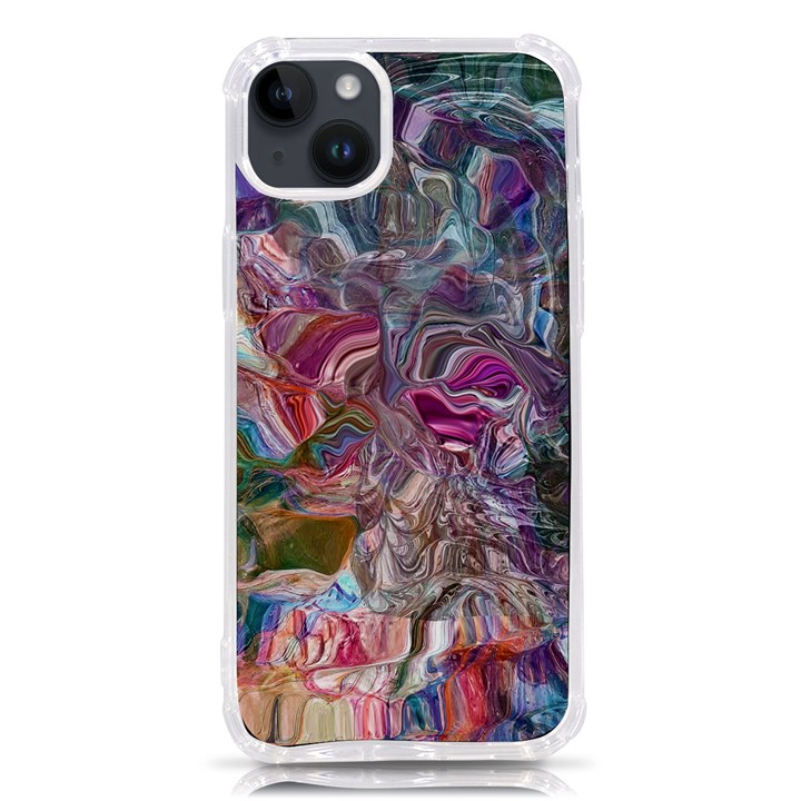 Abstract waves IV iPhone 14 Plus TPU UV Print Case