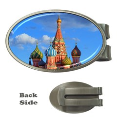 Architecture Building Cathedral Church Money Clips (oval)  by Modalart