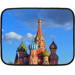 Architecture Building Cathedral Church Fleece Blanket (mini) by Modalart