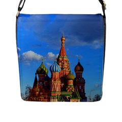 Architecture Building Cathedral Church Flap Closure Messenger Bag (l) by Modalart