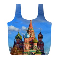 Architecture Building Cathedral Church Full Print Recycle Bag (l) by Modalart