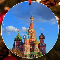 Architecture Building Cathedral Church Uv Print Acrylic Ornament Round by Modalart