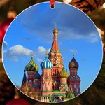 Architecture Building Cathedral Church UV Print Acrylic Ornament Round Front