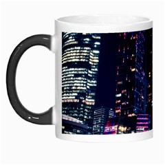 Black Building Lighted Under Clear Sky Morph Mug by Modalart