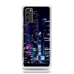 Black Building Lighted Under Clear Sky Samsung Galaxy S20 6 2 Inch Tpu Uv Case by Modalart