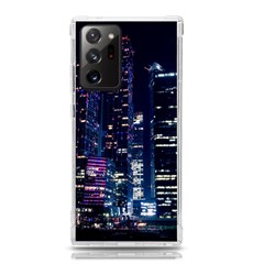 Black Building Lighted Under Clear Sky Samsung Galaxy Note 20 Ultra Tpu Uv Case by Modalart