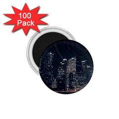 Time Lapse Photo Of City 1 75  Magnets (100 Pack)  by Modalart