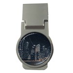 Time Lapse Photo Of City Money Clips (Round)  Front