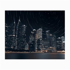 Time Lapse Photo Of City Small Glasses Cloth by Modalart