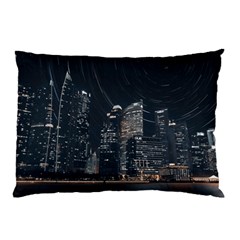 Time Lapse Photo Of City Pillow Case (two Sides) by Modalart