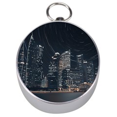 Time Lapse Photo Of City Silver Compasses by Modalart