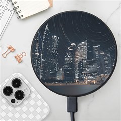 Time Lapse Photo Of City Wireless Fast Charger(black) by Modalart