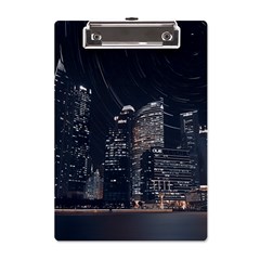 Time Lapse Photo Of City A5 Acrylic Clipboard by Modalart