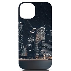 Time Lapse Photo Of City Iphone 14 Black Uv Print Case by Modalart