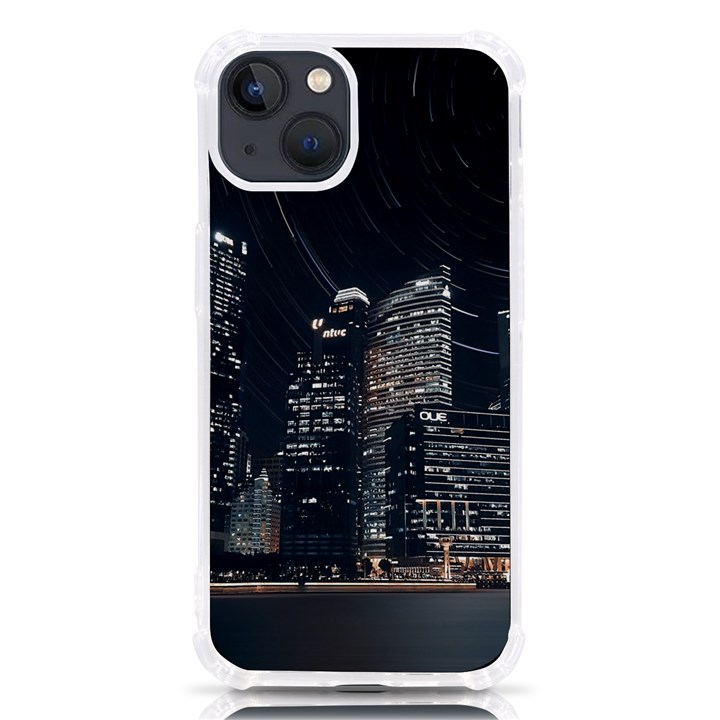 Time Lapse Photo Of City iPhone 13 TPU UV Print Case