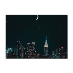 Skyline Photography Of Buildings Sticker A4 (100 Pack) by Modalart