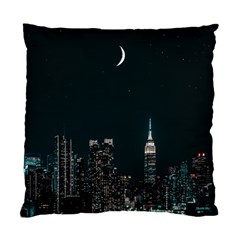 Skyline Photography Of Buildings Standard Cushion Case (one Side) by Modalart