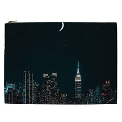 Skyline Photography Of Buildings Cosmetic Bag (xxl) by Modalart