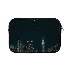 Skyline Photography Of Buildings Apple Ipad Mini Zipper Cases by Modalart