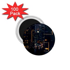 Photo Of Buildings During Nighttime 1 75  Magnets (100 Pack)  by Modalart